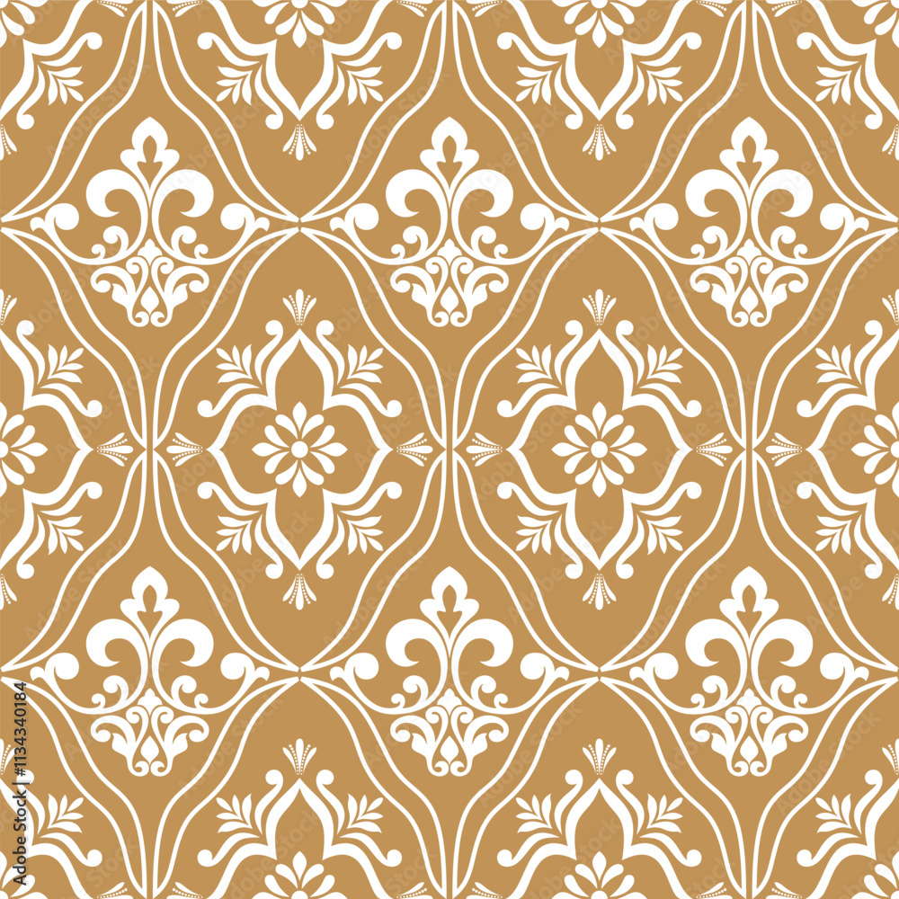 Seamless damask patterns for ornament, wallpaper, packaging, vector background Seamless damask patterns for ornament, wallpaper, packaging, vector background