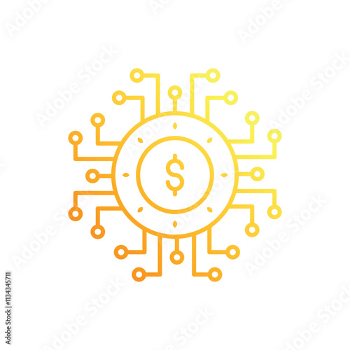 Digital Currency vector icon