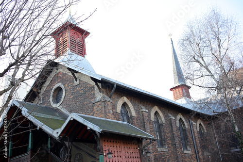 Russian orthodox church Saint-Serge - Rue Meynadier - 19th arrondissement - Paris - France photo