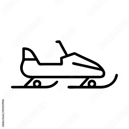 snowmobile illustration