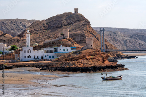 Sur, Oman. Ash Sharqiyah Oman Sultanat Moyen Orient. Traditional Arab city	 photo