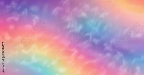 Gradient colors gradate into an abstract rainbow pattern with a soft, dreamy quality, soothing color scheme , peaceful landscape photo