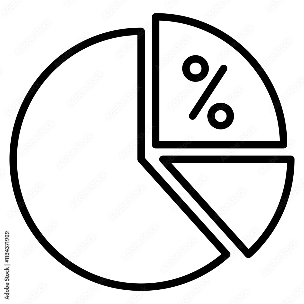 market share single icon