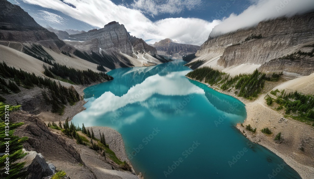 Obraz premium This magical realm is a sanctuary for dreamers and nature lovers. 