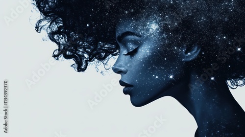 Cosmic Woman: A Celestial Portrait