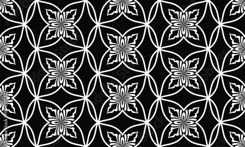 Abstract geometric seamless pattern. Modern stylish texture. Repeating vector background.