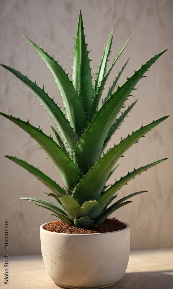 beautiful aloe vera plant with green spiky leaves in a planter, houseplants, aloe vera plants beautiful aloe vera plant with green spiky leaves in a planter, houseplants, aloe vera plants