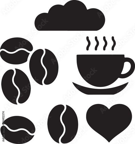 Vector Set of Illustration Coffee Concept.