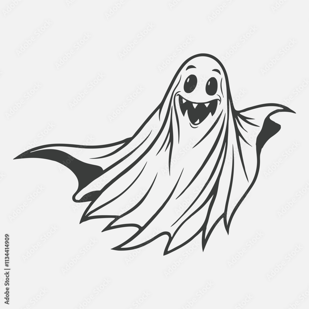 ghosts icon isolated on a white background ghosts icon isolated on a white background
