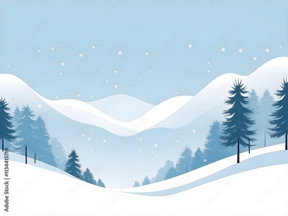 Fototapeta premium elegant winter background