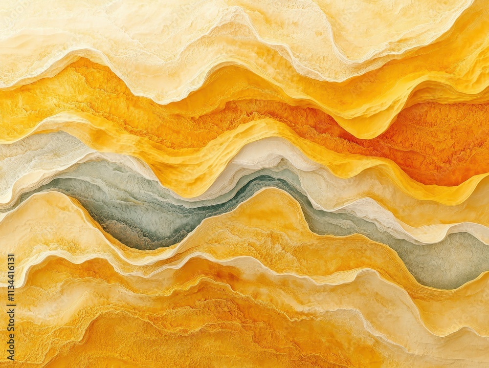 Vibrant abstract sand dunes landscape with warm golden waves and textured patterns Vibrant abstract sand dunes landscape with warm golden waves and textured patterns