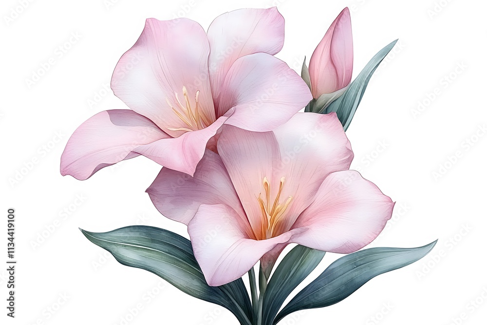 Fototapeta premium Delicate flower blooming nature garden floral art bright environment close-up beauty concept