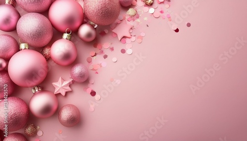 pink christmas balls