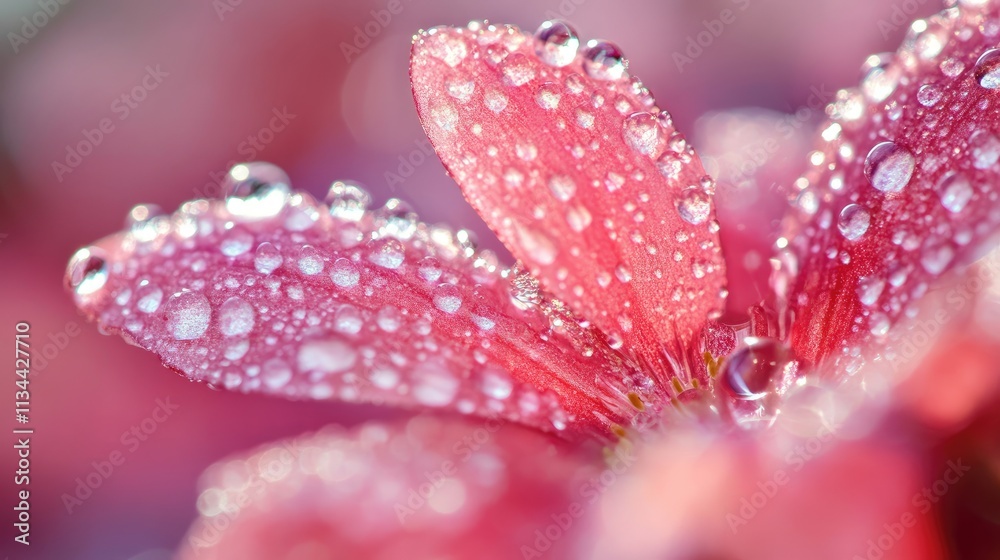 A mesmerizing macro of a pink orchid bloom adorned with delicate dew drops, perfect for art lovers A mesmerizing macro of a pink orchid bloom adorned with delicate dew drops, perfect for art lovers