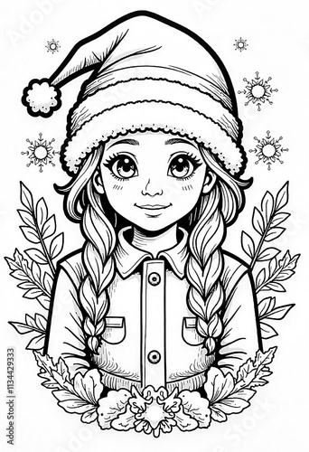 Wallpaper Mural girl with a bouquet of flowers Torontodigital.ca