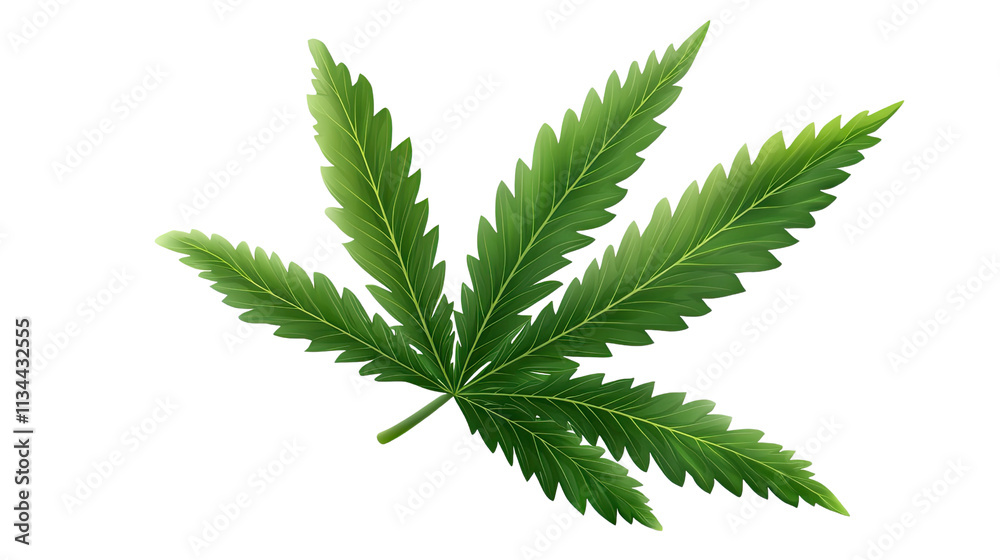 Cannabis Leaf Close-up: A vibrant, detailed depiction of a single marijuana leaf, showcasing its intricate structure and vibrant green hue. Cannabis Leaf Close-up: A vibrant, detailed depiction of a single marijuana leaf, showcasing its intricate structure and vibrant green hue.