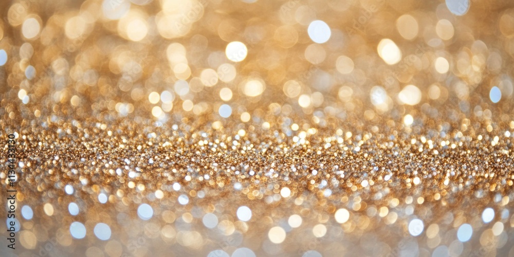 Sparkling gold glitter bokeh background. Sparkling gold glitter bokeh background.