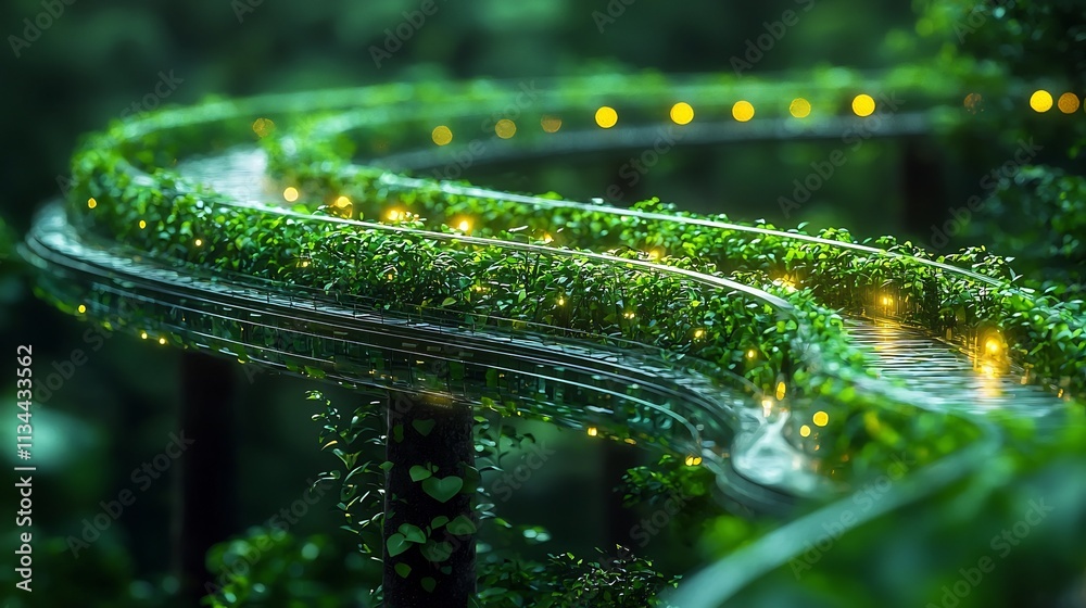 Eco Friendly Corporate Supply Chain Visualization with Green Connected Facilities Eco Friendly Corporate Supply Chain Visualization with Green Connected Facilities