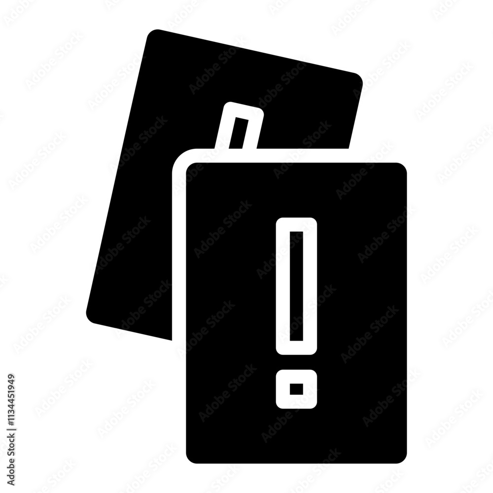 Yellow Card Icon Element For Design Yellow Card Icon Element For Design