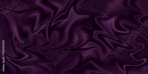 Abstract purple background luxury cloth or liquid wave silk satin background. Silk texture black material or shiny soft smooth luxurious cloth. Smooth elegant silk or satin luxury cloth texture.