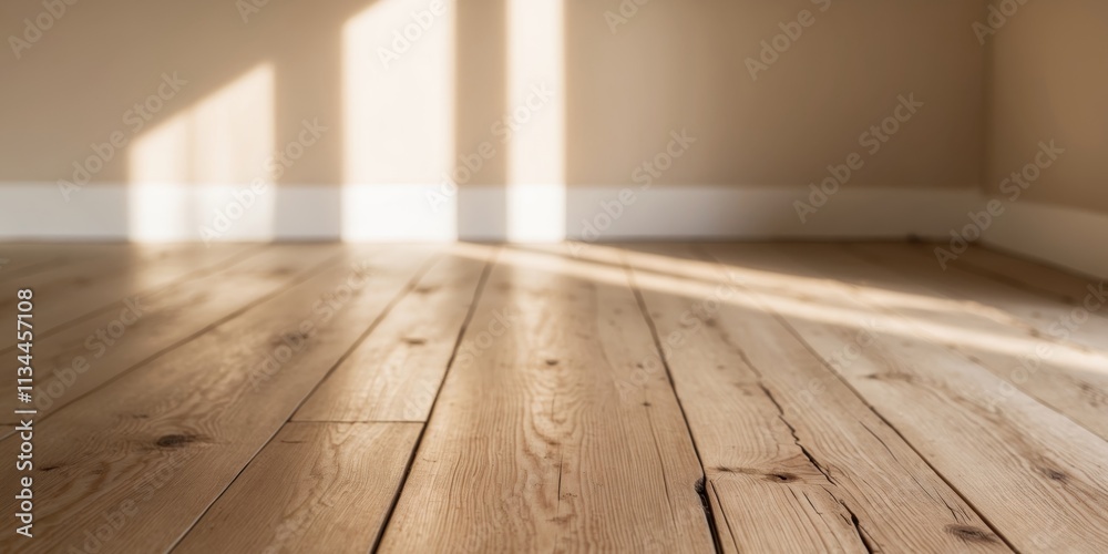 Rustic Wooden Floor Sunlit Interior Hardwood Texture Background Rustic Wooden Floor Sunlit Interior Hardwood Texture Background