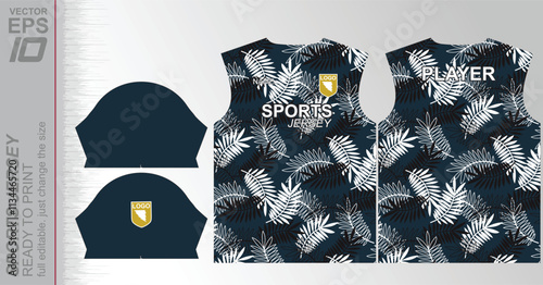 Modern ready-to-print jersey design with dynamic lines and vibrant colors. Perfect for football, basketball, cycling, or sportswear. High-quality, customizable vector file for instant printing.