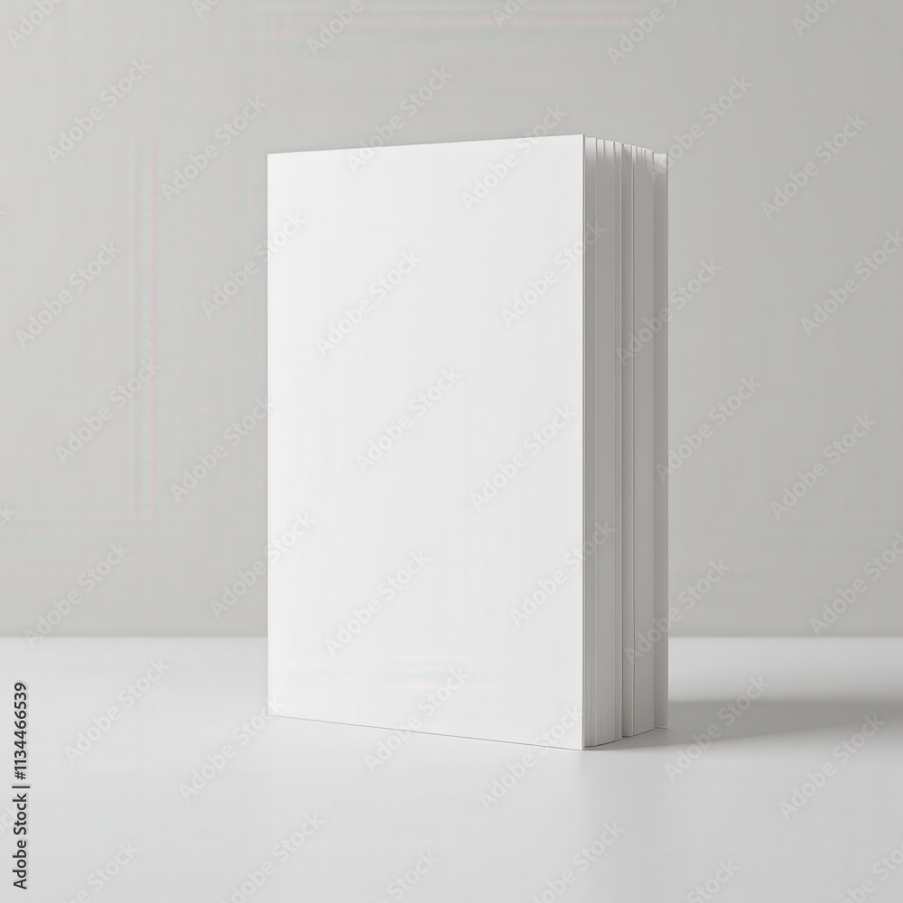 Professional A5 book mockup set on a clean, neutral surface Smooth cover texture, blank design, and subtle lighting for realistic presentation Professional A5 book mockup set on a clean, neutral surface Smooth cover texture, blank design, and subtle lighting for realistic presentation
