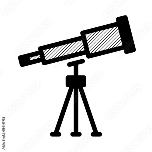 Telescope icon. Icon about outer space