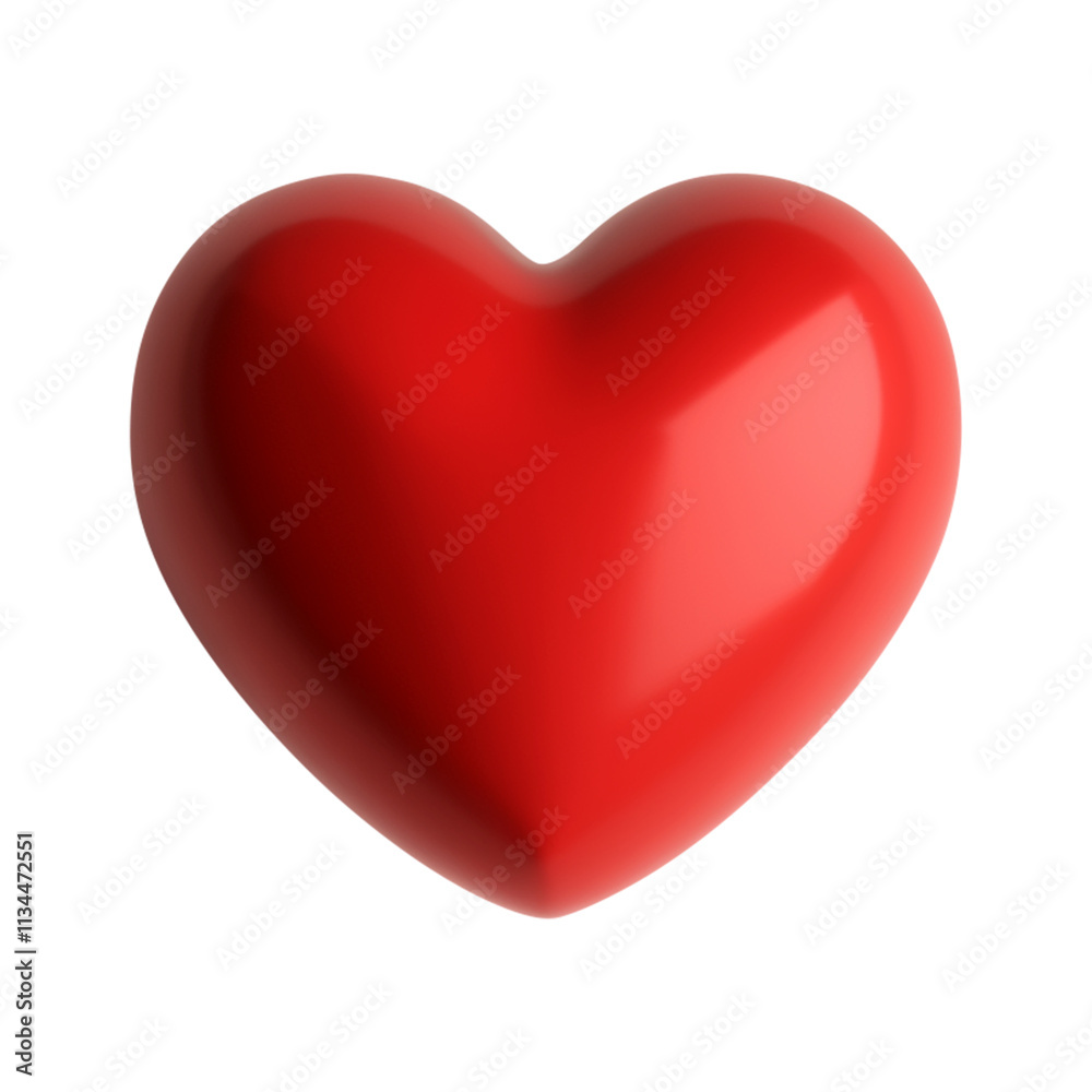 3d rendered red heart isolated on a transparent background 3d rendered red heart isolated on a transparent background