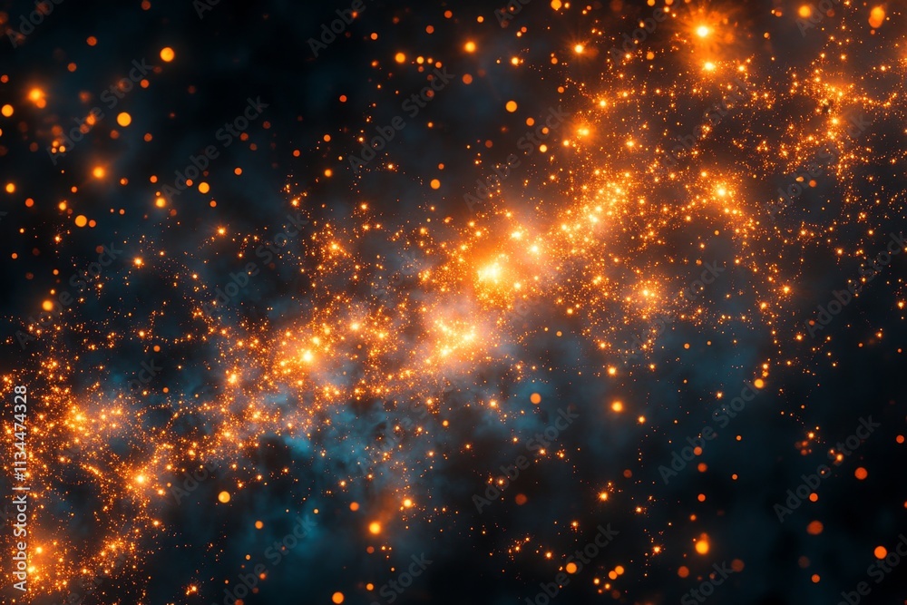 Celestial Sparkle: A Cosmic Dance of Light Celestial Sparkle: A Cosmic Dance of Light