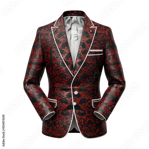 Suit isolated on a transparent background