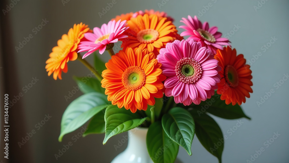 colorful gerberas fill room vibrant flower arrangement inside elegant colorful gerberas fill room vibrant flower arrangement inside elegant