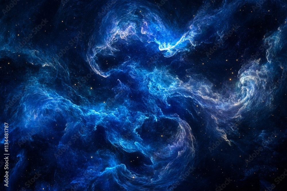 Obraz premium Cosmic Nebula - A Stunning Deep Space Scene