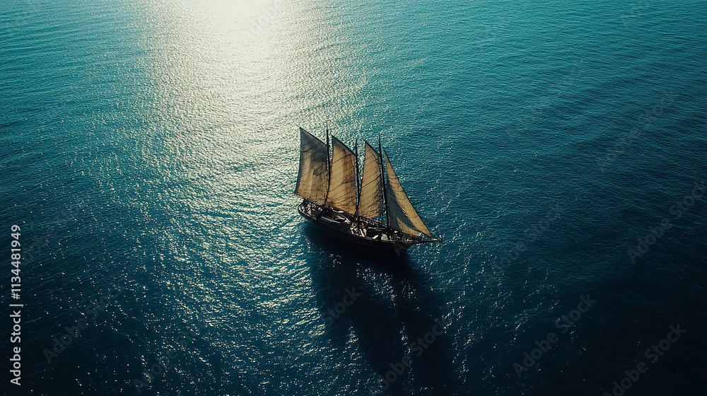 Obraz premium sailboat on the sea