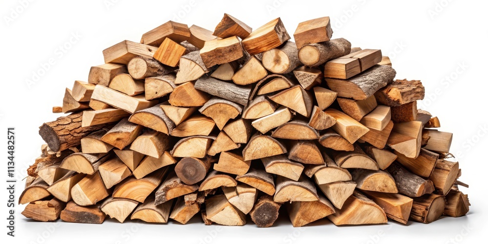 A neatly stacked pile of firewood isolated on white background, firewood, stack, logs, timber, hardwood, forest, lumber, winter A neatly stacked pile of firewood isolated on white background, firewood, stack, logs, timber, hardwood, forest, lumber, winter