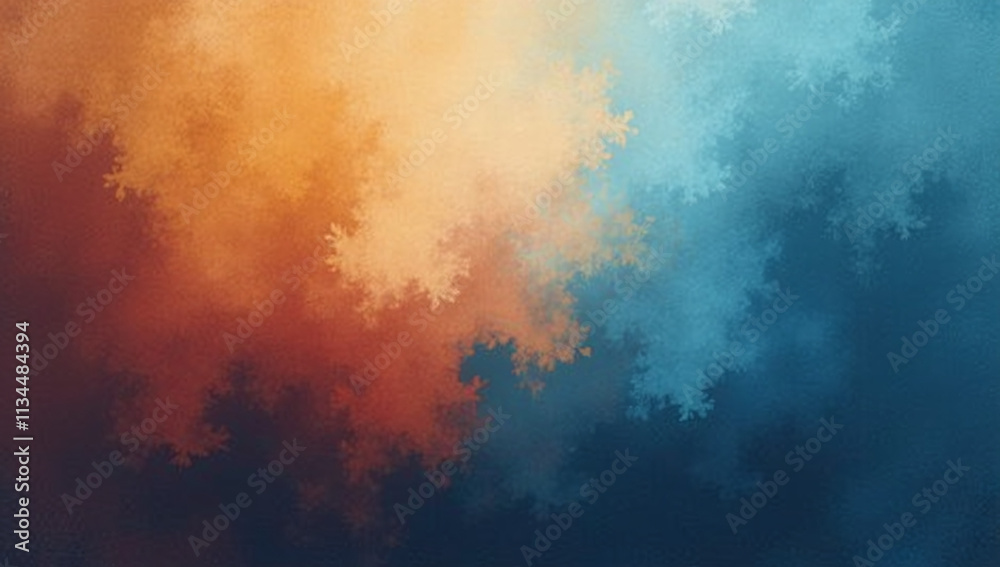noisy color gradient banner grainy background features mix dark oranges browns blues blue hues decoration purposes noisy color gradient banner grainy background features mix dark oranges browns blues blue hues decoration purposes