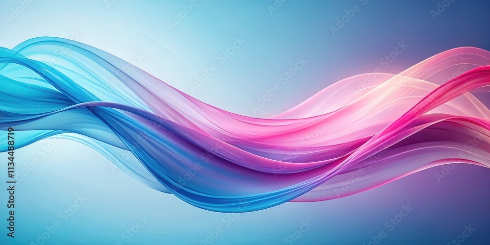 Abstract waves in pink and blue creating a smooth, flowing visual effect , waves, abstract, pink, blue, smooth, flowing Abstract waves in pink and blue creating a smooth, flowing visual effect , waves, abstract, pink, blue, smooth, flowing