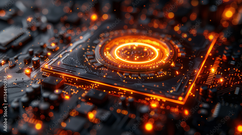 High-Performance Graphics Card Concept Showcasing Processing Power and Engineering Excellence Supercomputer High-Performance Graphics Card Concept Showcasing Processing Power and Engineering Excellence Supercomputer