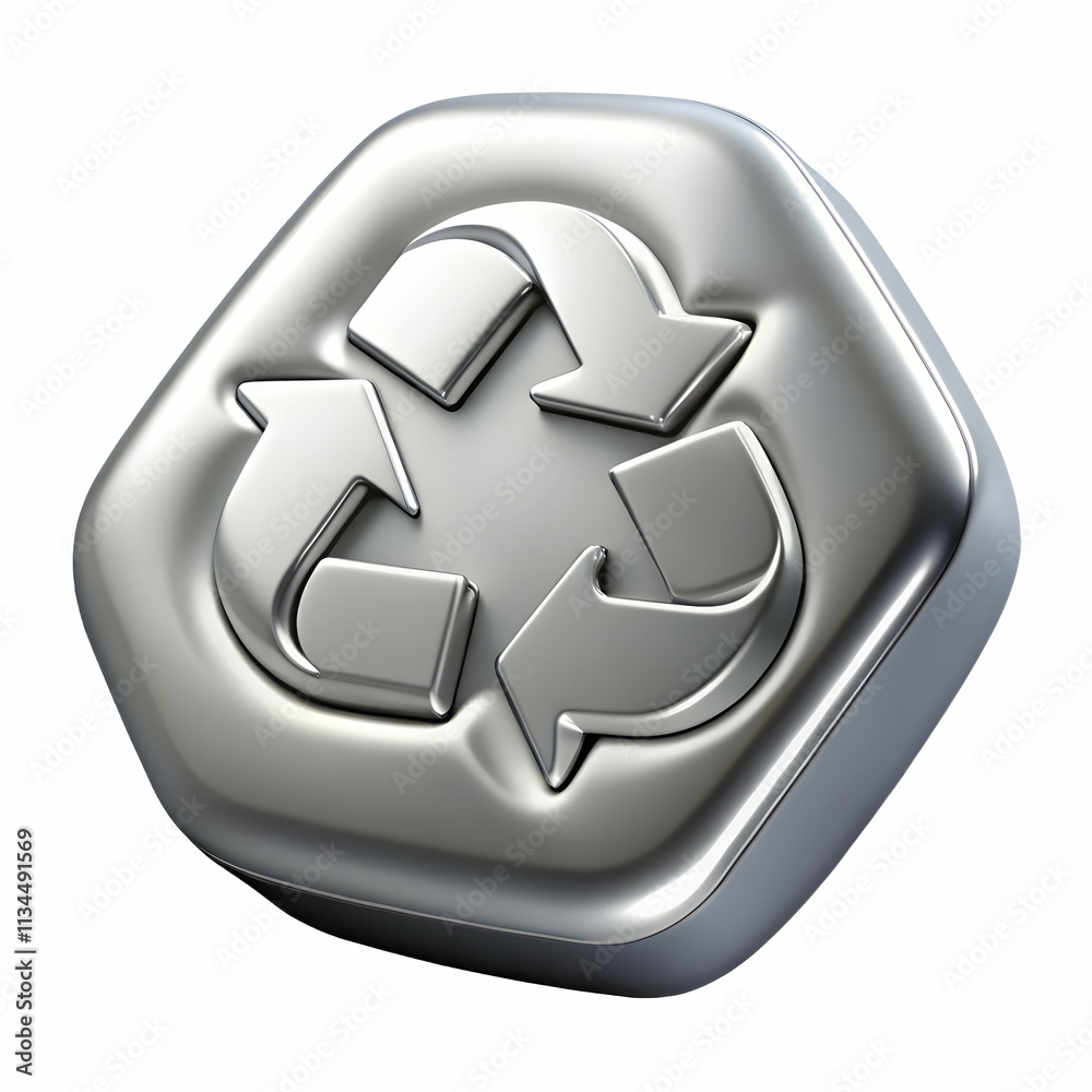 Close Up of Recycled Metal with Eco Friendly Financial Symbols for Responsible Finance and Sustainable Branding Concept Close Up of Recycled Metal with Eco Friendly Financial Symbols for Responsible Finance and Sustainable Branding Concept