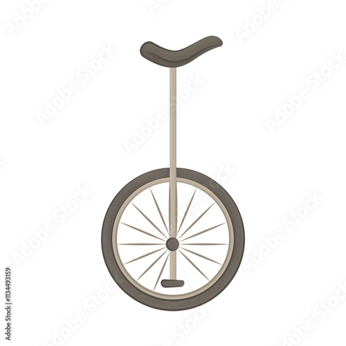 Illustration of unicycle 