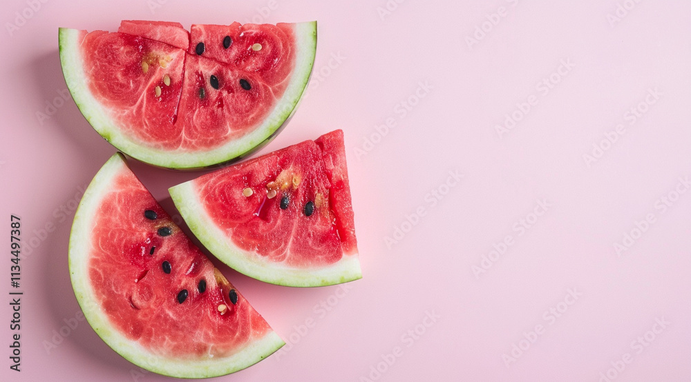 watermelon on a plate
