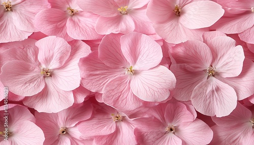 Gentle Pink Floral Delights Close-Up of Romantic Petals, Perfect Background for Spring photo