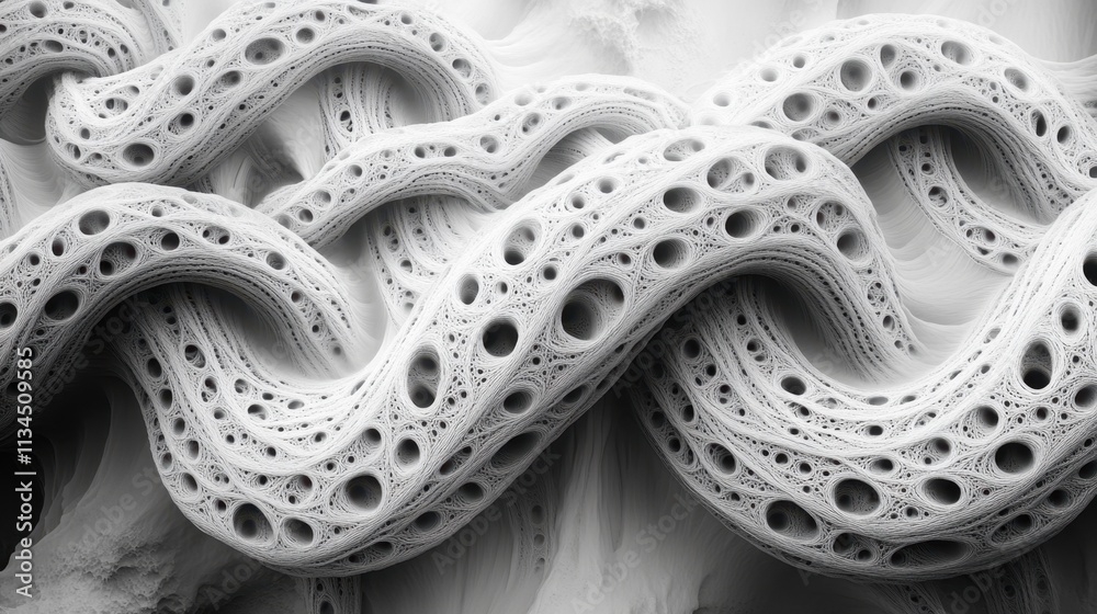 Intricate patterns of fluid forms flow harmoniously in a monochrome design showcasing surreal textures and captivating shapes Intricate patterns of fluid forms flow harmoniously in a monochrome design showcasing surreal textures and captivating shapes