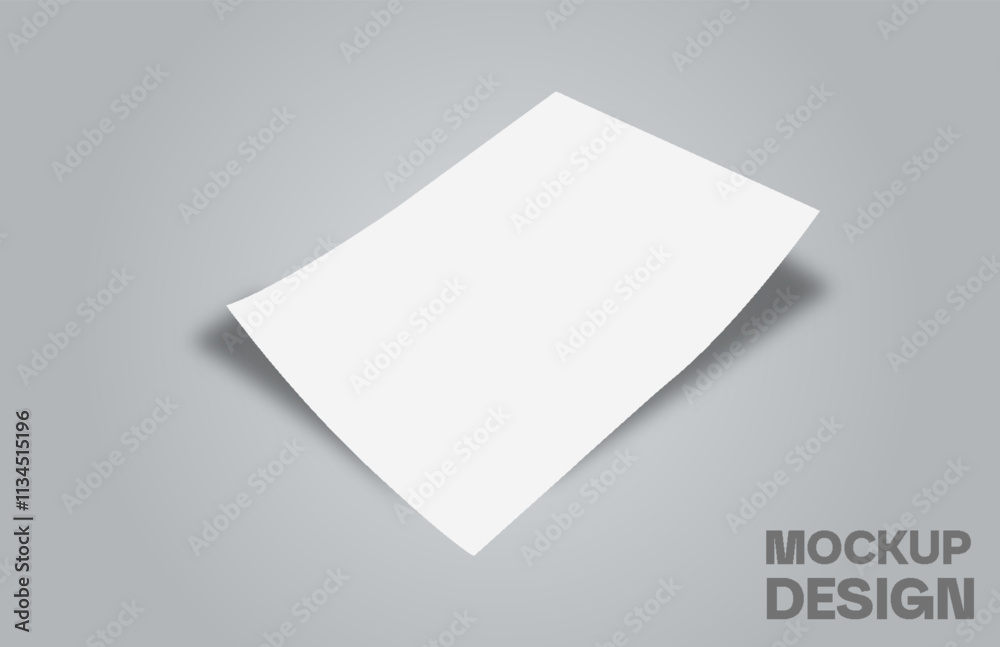 A4 Flyer Blank Mockup Template Design A4 Flyer Blank Mockup Template Design