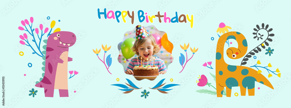 Bright greeting card: Bright greeting card:
