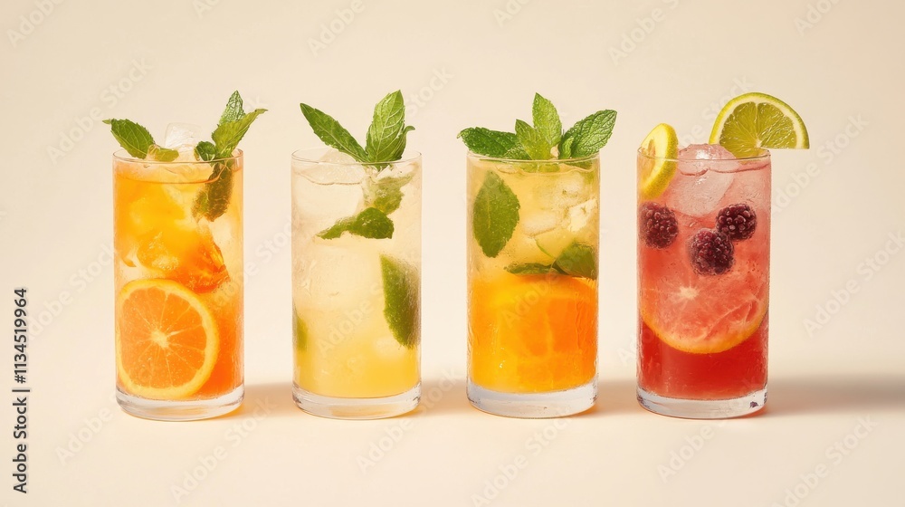 Fototapeta premium Brazil revolutionizes beverages with exotic fruit blends inspired by its rich biodiversity