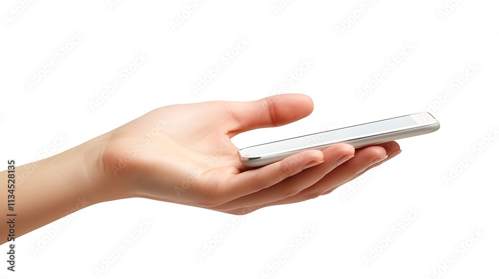 Hand Holding a Smartphone