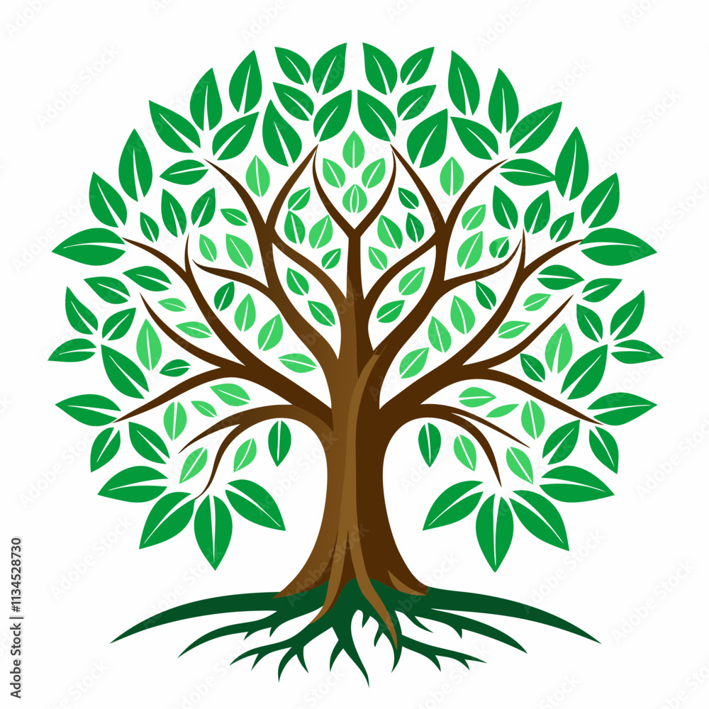 A tree of life ,background white A tree of life ,background white