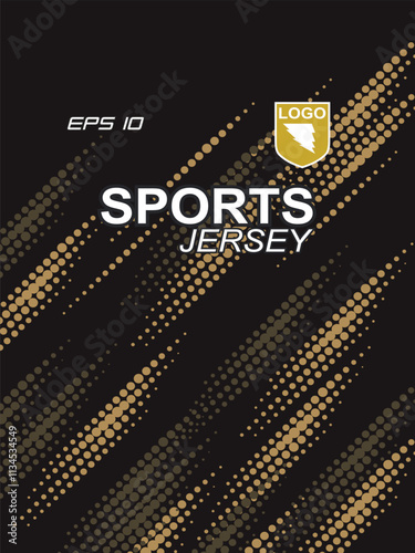 Modern ready-to-print jersey design with dynamic lines and vibrant colors. Perfect for football, basketball, cycling, or sportswear. High-quality, customizable vector file for instant printing.