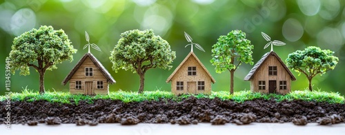 hyper realistic photo of  Net zero and carbon neutral concept
